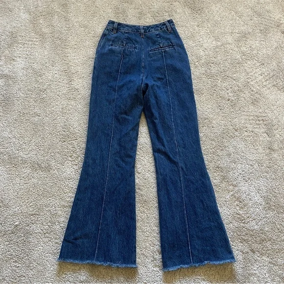 self-portrait Denim Jumpsuit jean size 2